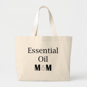 Essential Oil Mom Large Tote Bag