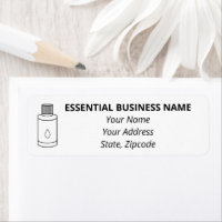 Essential Oil Return Address Label