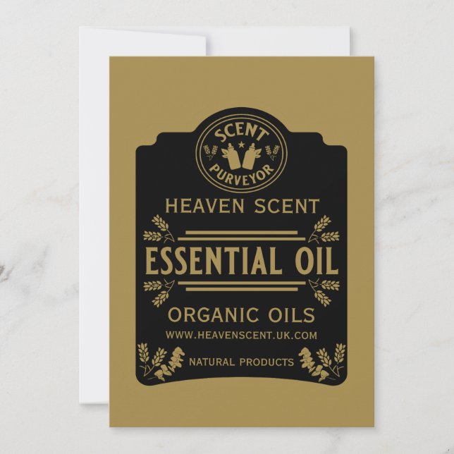 Essential Oil Scents Announcement (Front)