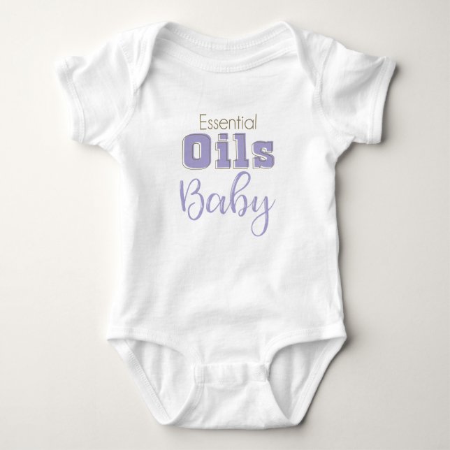 Essential Oils Baby Bodysuit (Front)