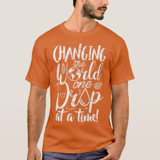 Essential Oils Gift Changing The World Oils   (2)  T-Shirt