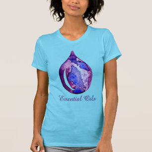 Essential Oils purple and blue T-Shirt