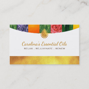 Essential Oils Slogans Business Cards