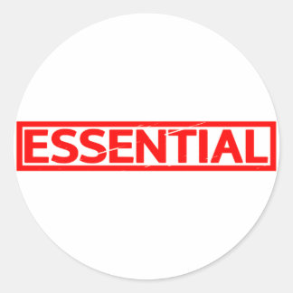 Essential Stamp Classic Round Sticker