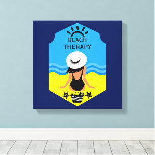 Essential Summer Beach  Canvas Print