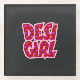 Essentials Bollywood Inspired Gifts Glass Coaster
