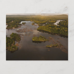 Essequibo River, longest river in Guyana, and 4 Postcard