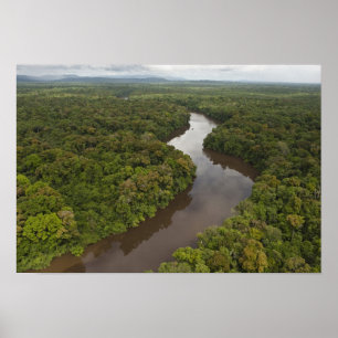 Essequibo River, longest river in Guyana, and 5 Poster