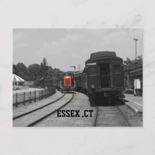 Essex ct station postcard (Front)