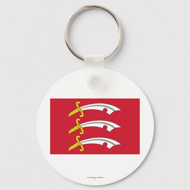 Essex Flag Key Ring (Front)