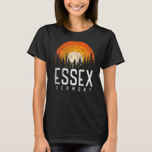 Essex Vermont V Vintage 70s 80s Retro Men Women T-Shirt