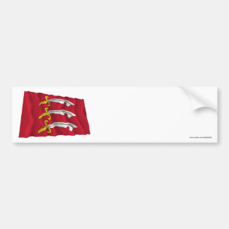 Essex Waving Flag Bumper Sticker