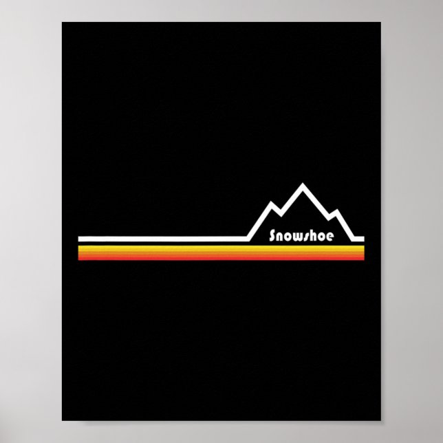 Esskay Designs Black Snowshoe  Poster (Front)