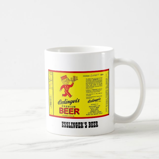 ESSLINGER'S BEER COFFEE MUG PHILADELPHIA PENN (Right)