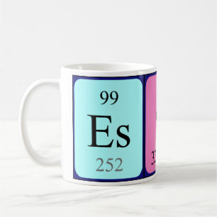 Essy periodic table name mug