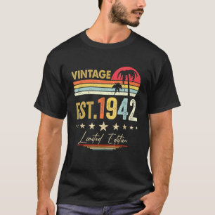 Est 1942 Vintage 1942 Limited Edition 80th Birthda T-Shirt