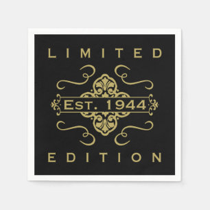 Est. 1944 80th Birthday Napkin