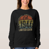 Est 1944 Limited Edition 81st Birthday Vintage 81