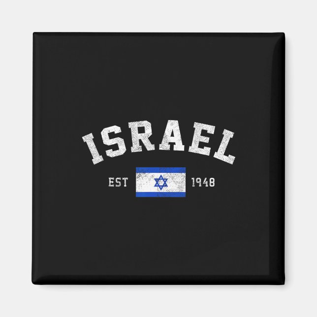 Est. 1948 Israelis Flag Independence Day  Magnet (Front)