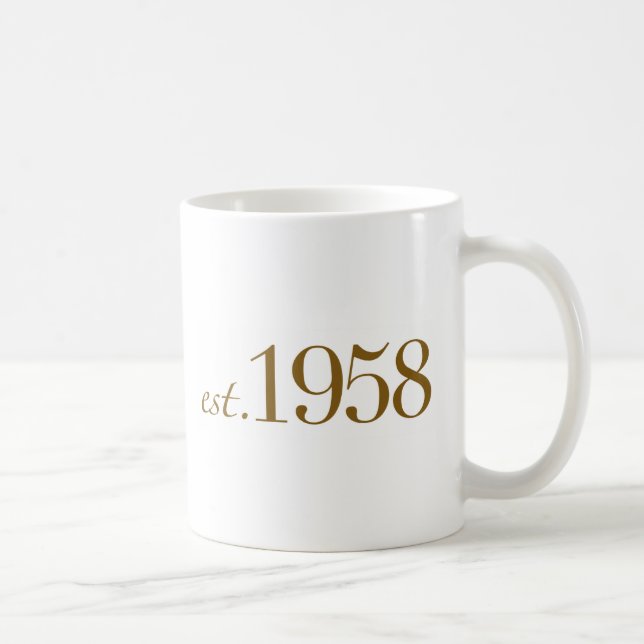 Est 1958 coffee mug (Right)