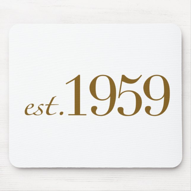 Est 1959 mouse pad (Front)