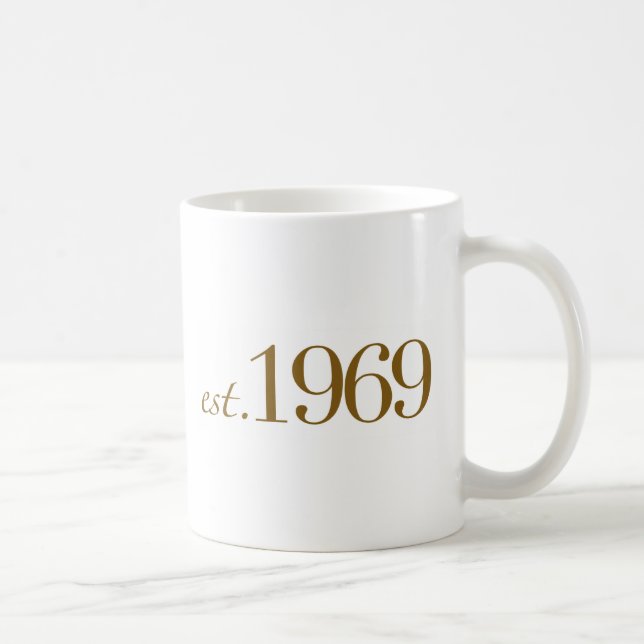 Est 1969 coffee mug (Right)
