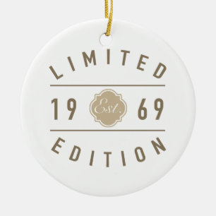 Est. 1969 Limited Edition Ceramic Tree Decoration