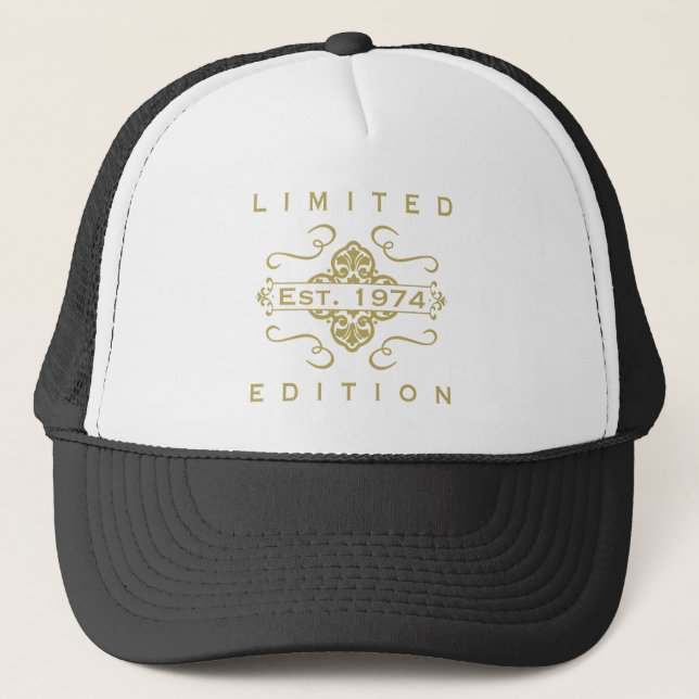 Est. 1974 50th Birthday Trucker Hat (Front)