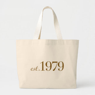 Est 1979 large tote bag