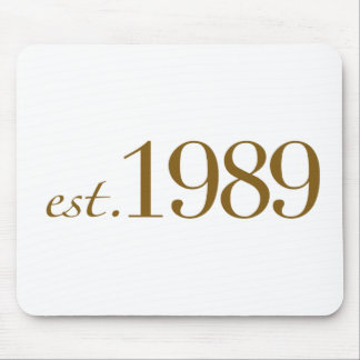 Est 1989 mouse pad
