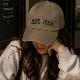 EST. 1999 Vintage Birthday Baseball Cap