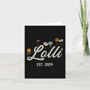 Est 2024 Floral Mothers Day New Parents Pregnancy Card