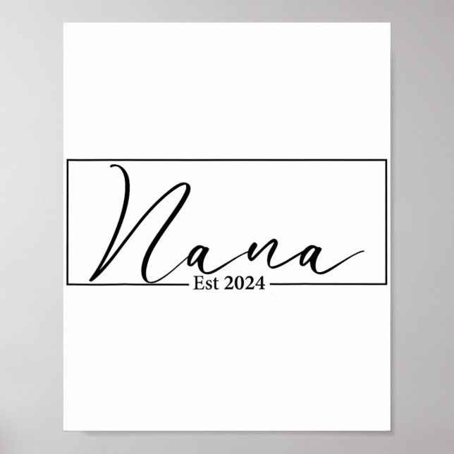 Est 2024 Women Mothers Day  Poster (Front)