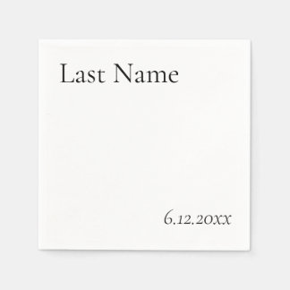 Est. Newlyweds Napkins