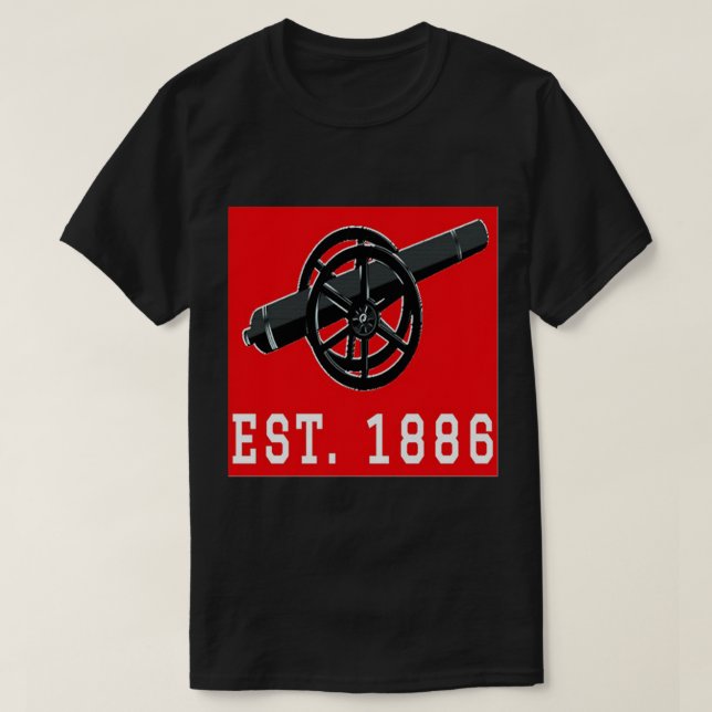Established 1886 red   T-Shirt (Design Front)