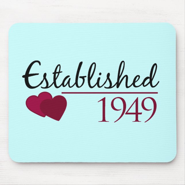 Established 1949 mouse pad (Front)
