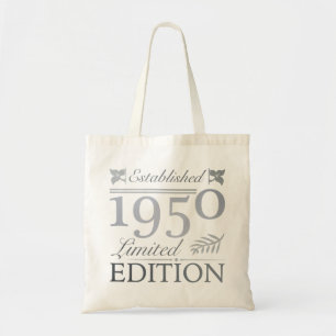 Established 1950 70th Birthday Tote Bag