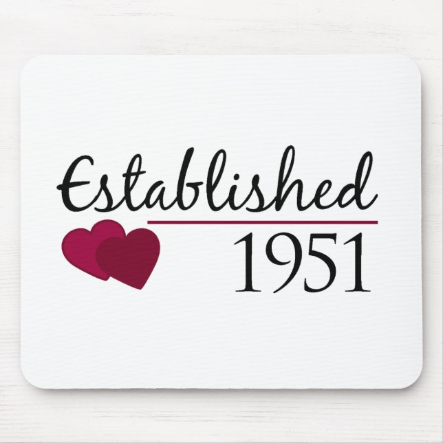 Established 1951 mouse pad (Front)