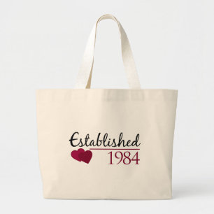 Established 1984 large tote bag
