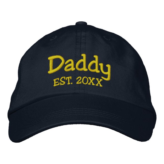 "Established" Dad Hat - Personalised Embroidered (Front)