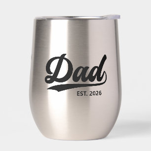 Established Dad New Father Est Year Typography