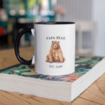 Established Year | Watercolor Papa Bear Mug<br><div class="desc">Doesn’t your one-of-a-kind father deserve a one-of-a-kind Father’s Day for all that he has done for you? This year, instead of giving Dad a generic, store-bought gift, create your own custom mug. It’s the perfect way to show your father how much he means to you. Personalise with the year established,...</div>