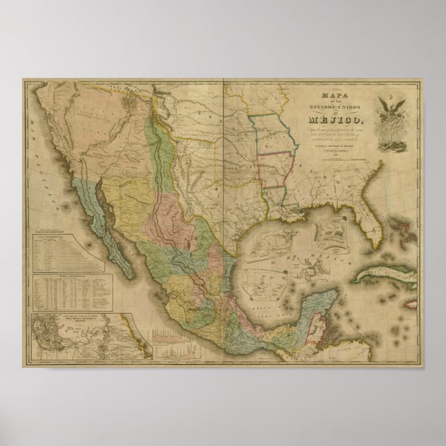 Estados Unidos de Mejico (y Tejas y los Estado Uni Poster (Front)