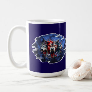 Estampa Graffiti - Cerberus Wolves - Caneca Coffee Mug