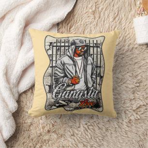 Estampa Hip Hop - Gangsta Love - Almofada Cushion