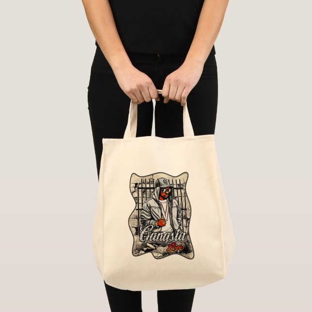 Estampa Hip Hop - Gangsta Love - Bolsa Tote Bag (Front (Product))