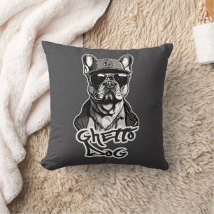 Estampa Hip Hop - Ghetto Dog - Almofada Cushion
