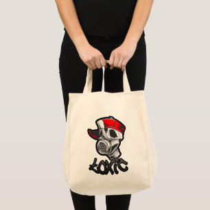 Estampa Hip Hop - Toxic Skull - Bolsa Tote Bag