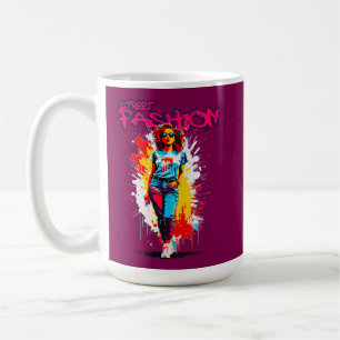 Estampa Moda - Street Fashion - Caneca Coffee Mug