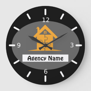 Estate Agency Large Clock
